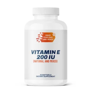 Vitamin E 200IU NAT/MIX d-Alpha & Beta/Gamma/Delta Toco